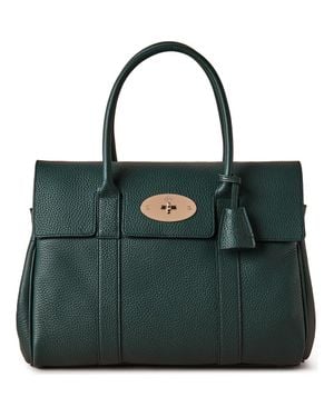 Mulberry Bayswater Leather Satchel - Green