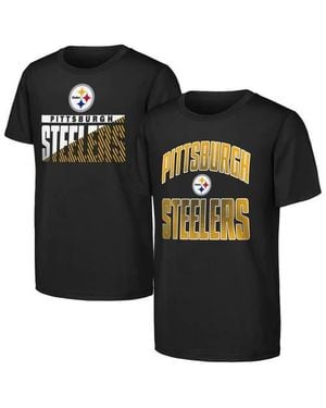 Outerstuff Youth Pittsburgh Steelers Never Quit 2-Pack T-Shirt Set - Black