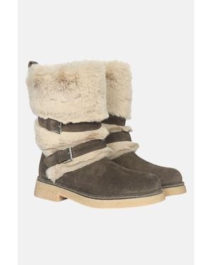 Jelavu Parla Mid-Calf Boots - Natural