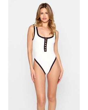 Beach Bunny Haven One Piece Swimsuit - White