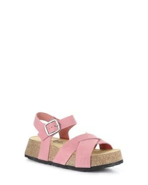 Bos. & Co. Cielo Platform Wedge Sandal - Pink