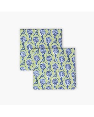 Banyan & Birch Nikhar Table Napkins Set Of 2 - Blue