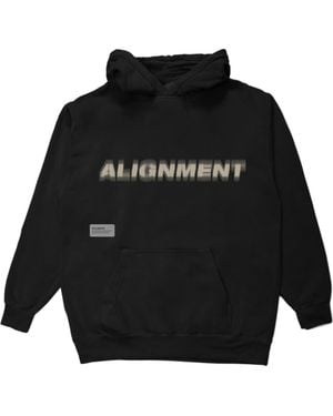 STUDENTS Alignment Cotton Fleece Hoodie - Black
