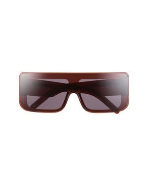 Rick Owens Documenta Shield Sunglasses - Brown
