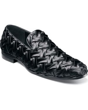 Stacy Adams Savoir Satin Slip On Loafer - Black