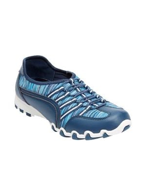 Comfortview Cv Sport Tory Textured Knit Slip On Sneaker - Blue