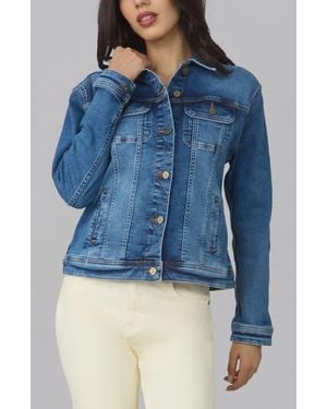 Lola Denim Gabriella Classic Denim Jacket - Blue