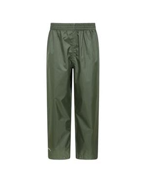 Mountain Warehouse Childrens/Kids Pakka Ii Waterproof Over Pants - Green