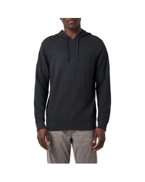 Travis Mathew Thick As Thieves Stripe Hoodie - Black