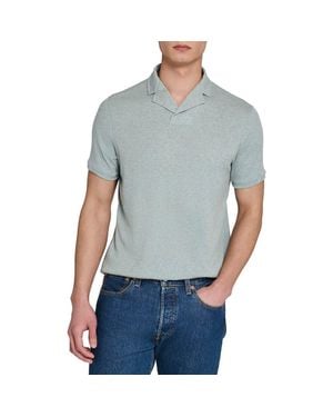 W.r.k. Slim Fit Rib Solid Polo - Blue