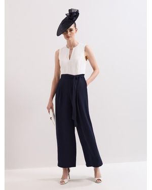 Phase Eight Brylee Wide Leg Jumpsuit - Blue