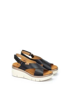 Pikolinos Gomera Wedge Sandal - Blue