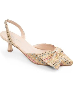 Patricia Green London Bow Pointed Toe Kitten Heel Pump - Multicolor