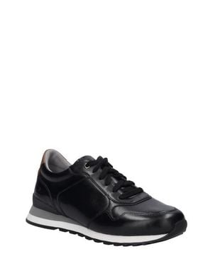 Josef Seibel Axel 02 Leather Sneaker - Black