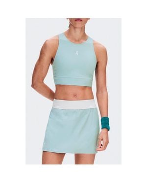 On Shoes Court Cutout Crop Top - Blue