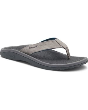Sanuk On The Rocks Flip Flop - Gray