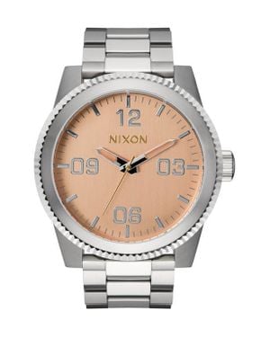 Nixon Corporal Bracelet Watch, 48Mm - Gray