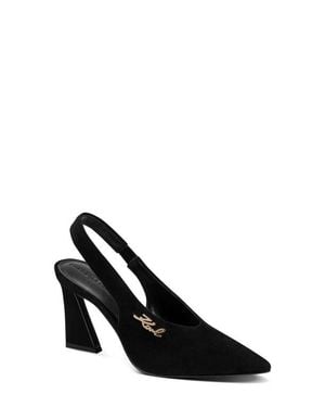 KARL LAGERFELD Lauryn Slingback Pump - Black