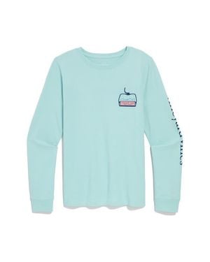 Vineyard Vines Ski Lift Cotton Graphic T-Shirt - White