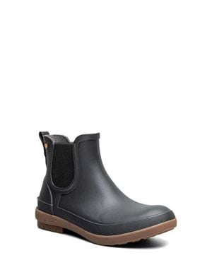 Bogs Amanda Ii Waterproof Insulated Chelsea Rain Boot - Black