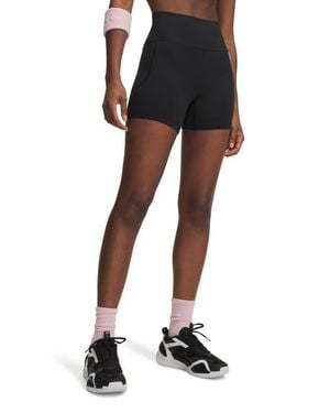 Under Armour Meridan Middy High Waist Bike Shorts - Black