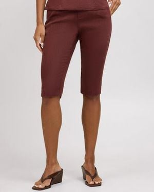 Onia Slim Fit Capri Pant - Red