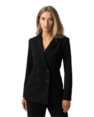 Saint + Sofia Cambridge Blazer Crepe - Black