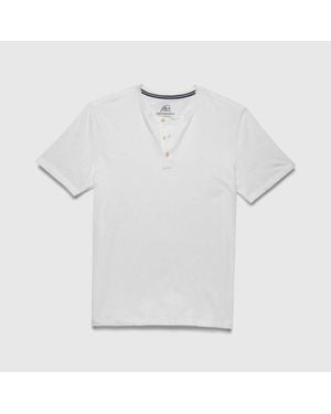 Surfside Supply Sean Slub Henley - White