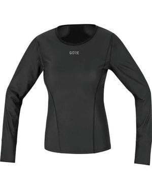 Gore Wear Windstopper Base Layer Long-Sleeve Shirt - Black