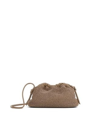 Mansur Gavriel Mini Cloud Clutch - Brown