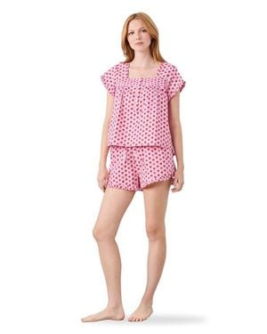 Printfresh Pintuck Short Set - Pink