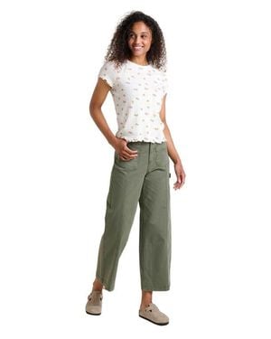 Toad & Co. Linden Wide Leg Pant - Green
