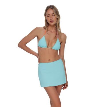 Swim Systems Bree Cover-Up Mini Skirt - Blue