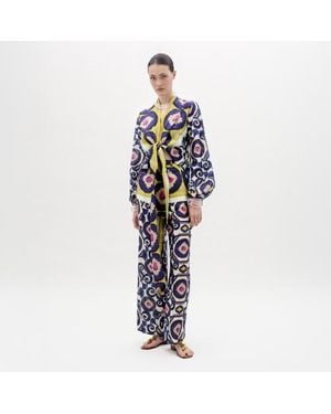 Silvia Tcherassi Emine Pant - Blue