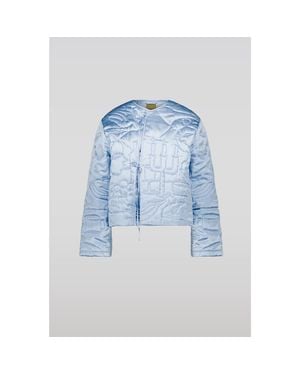 Saemdi Padded Embroidery Jacket - Blue