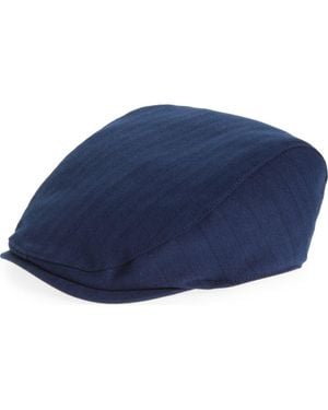 Open Edit Pinstripe Driving Cap - Blue