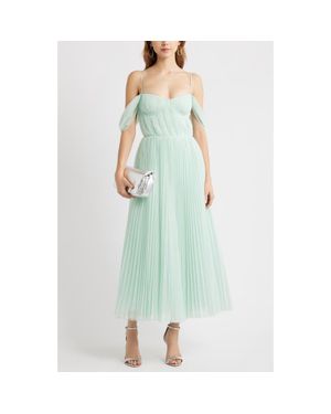 Designer Green Cold Shoulder Dresses for Women - Up to 83% off | Lyst