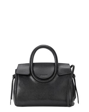 STAUD Mini Maude Leather Carryall Bag - Black