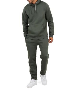 Brave Soul Hoodie And Jogger Set - Green