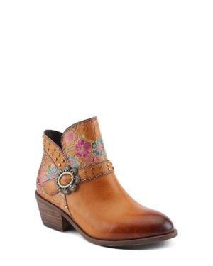 Spring Step Daintylady Bootie - Brown