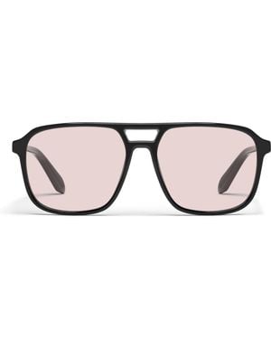 Quay On The Fly 57Mm Aviator Sunglasses - Brown