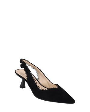 Pelle Moda Jalene Slingback Pointed Toe Pump - Black