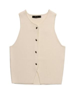 DELUC Ibiza Knit Vest - Natural