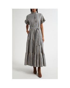 MILLE Victoria Ruffle Front Dress - Multicolor