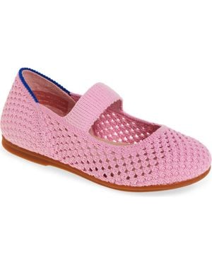 Rothy's Kids' Mary Jane Flat - Pink