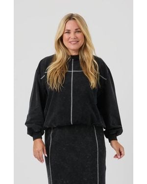 By Tess Collection Ari Sweatshirt - Black