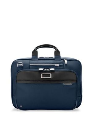 Briggs & Riley @Work Medium Expandable Briefcase - Blue