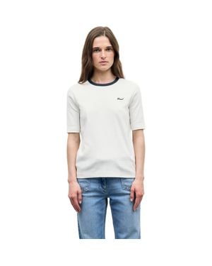 Gerard Darel Bess Embroidered Logo T-Shirt - White