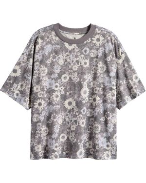 Free People Fp Movement Stripe Relaxed Fit Cotton T-Shirt - Gray