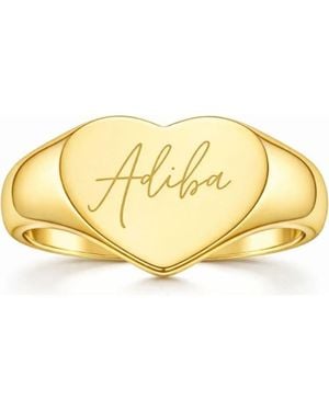 ADIBA Signature Heart Ring - Metallic